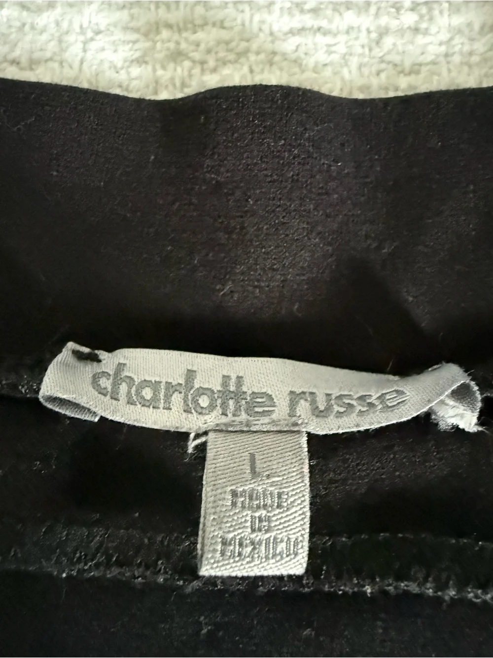 Charlotte Russe Black Circle Skirt - Flared Mini